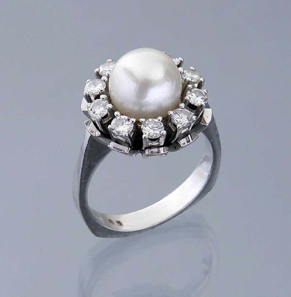 Perlen-Brillant-Ring.