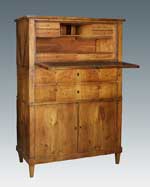 Biedermeier-Kontor-Schreibschrank.