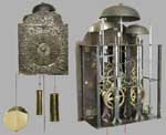 Vier-Glocken-Comtoise-Uhr.