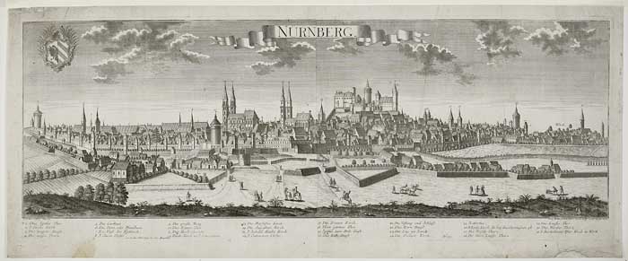 Große Nürnberg-Panorama-Ansicht.