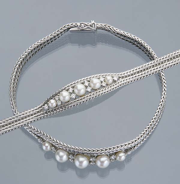 Perlen-Brillant-Armband.