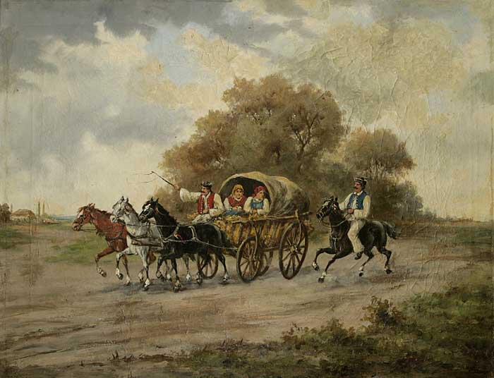 Ungarischer Genremaler 19.Jahrhundert.