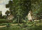 Landschaftsmaler um 1900.