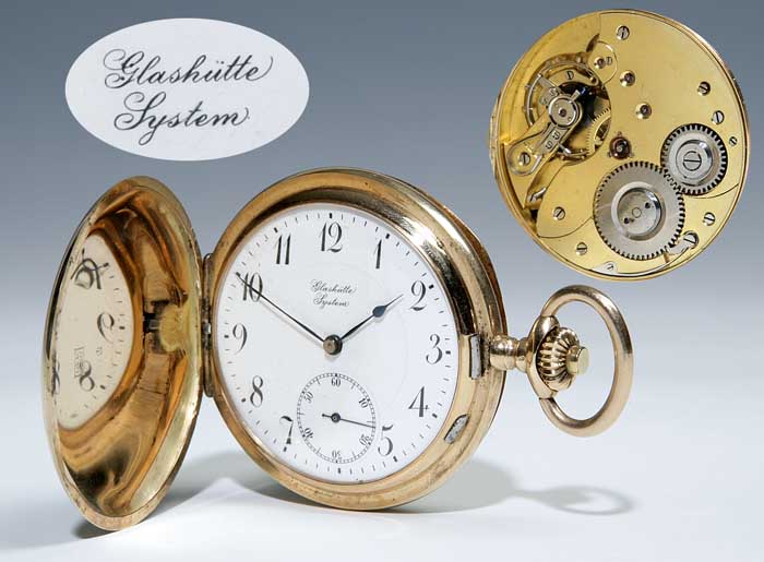 Goldenen Herren-Savonette.