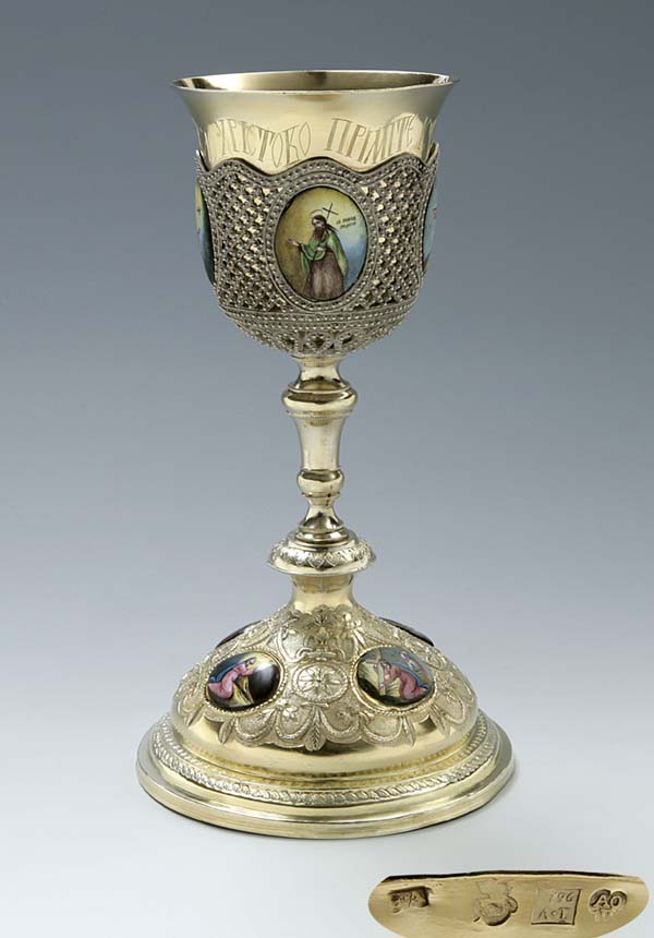 Abendmahl-Pokal Moskau 1796.