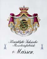 Wappen-Bildplatte.