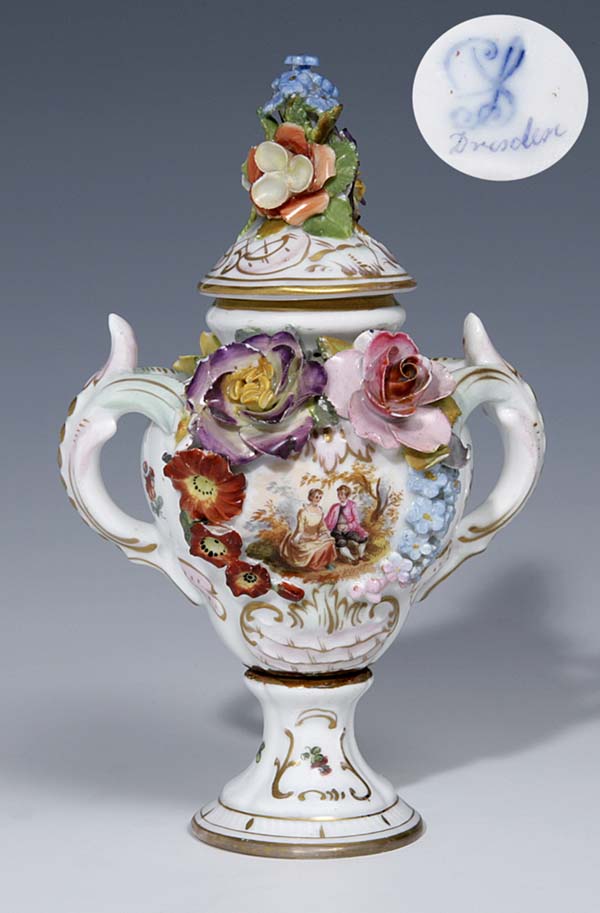 Blüten-Potpourri-Vase.