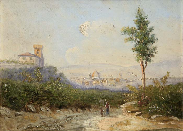 Italienischer Landschaftmaler um 1900.