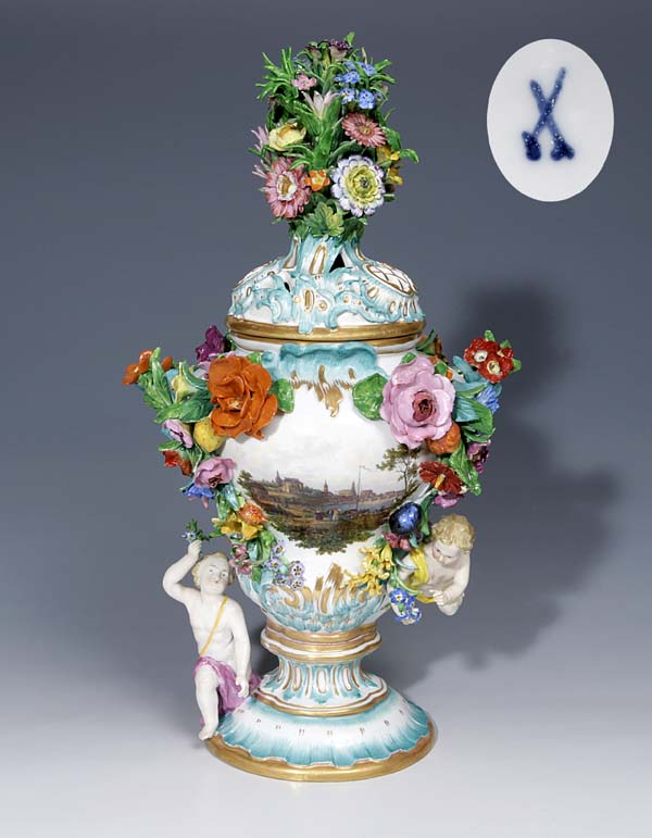 Potpourri-Ansichten-Vase.