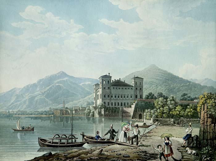 Landschaft 1.Hälfte 19.Jahrhundert.