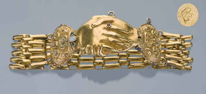 Biedermeier-Gold-Armband.