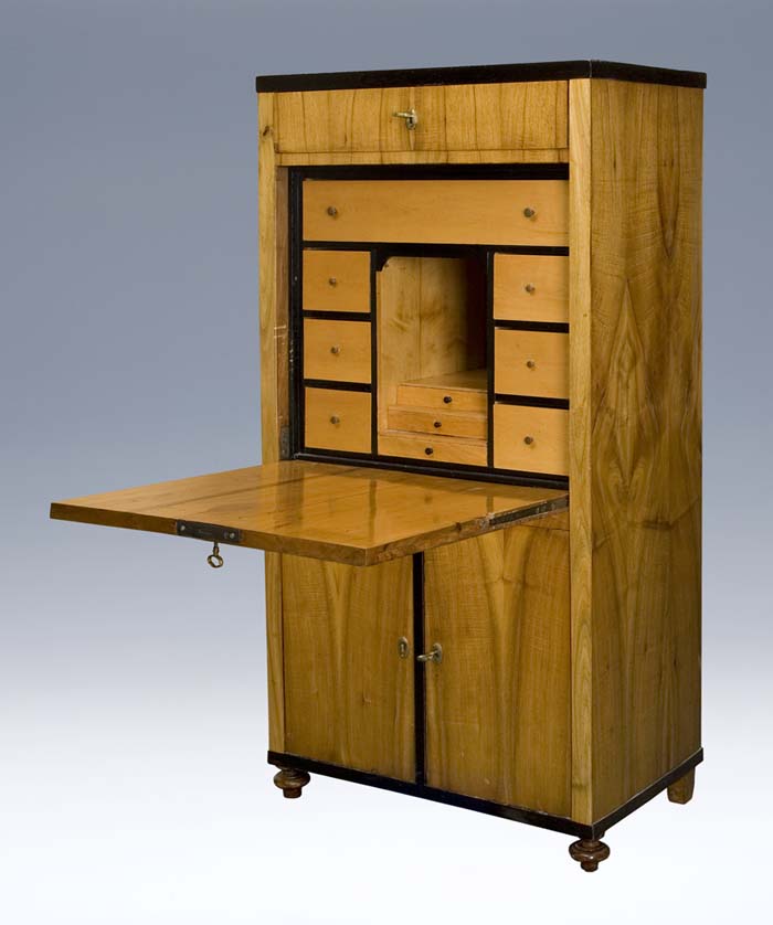 Biedermeier-Schreibschrank.