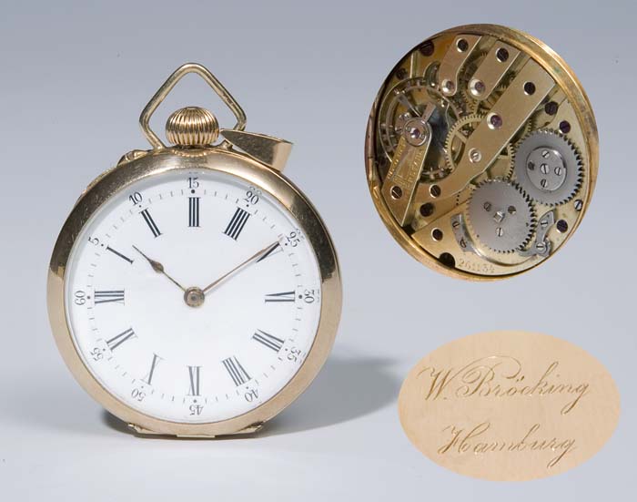 Gold-Damen-Taschenuhr.