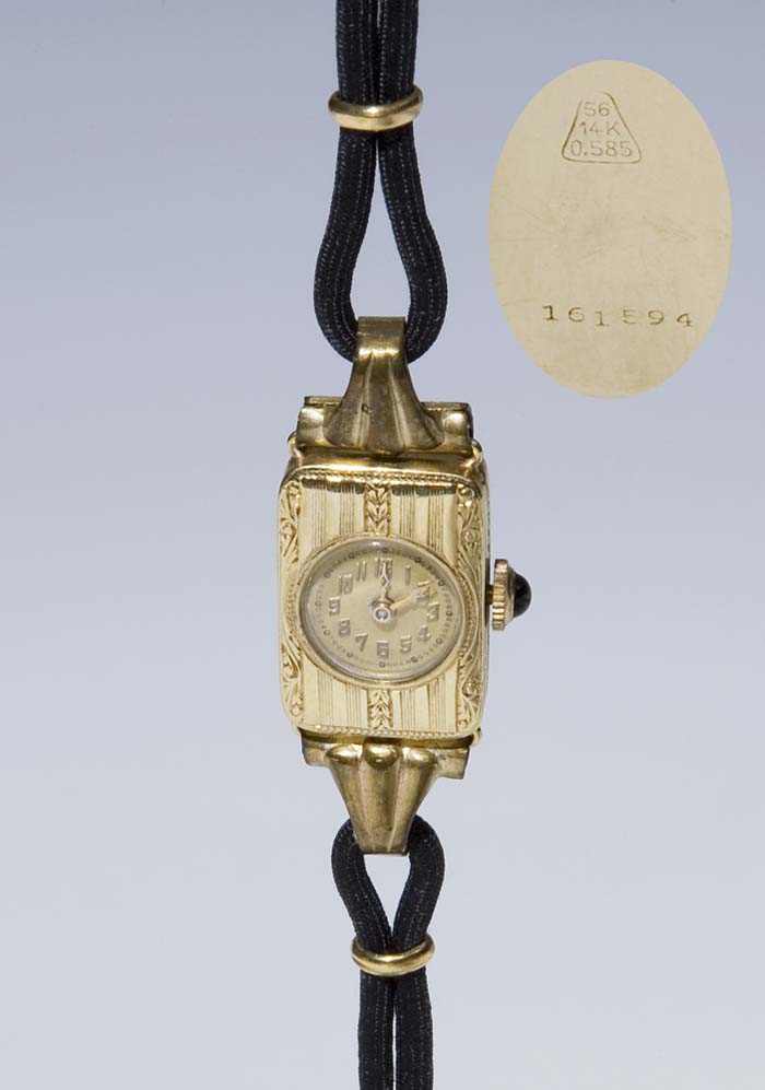 Art Déco-Damen-Armbanduhr.