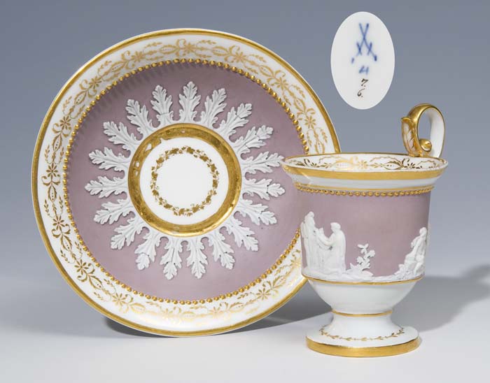 Wedgwood-Tasse, Untertasse.