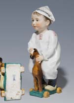 Jugendstil-Kinderfigur.