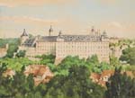 Schloss-Vedute um 1900.