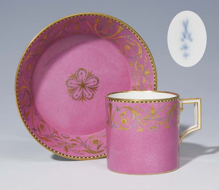 Marcolini-Tasse, Untertasse.