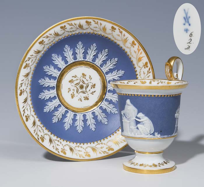 Wedgwood-Tasse, Untertasse.