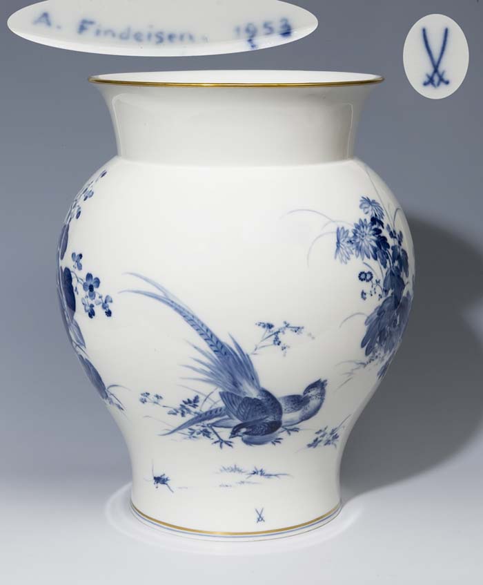 Blaudekor-Bodenvase.