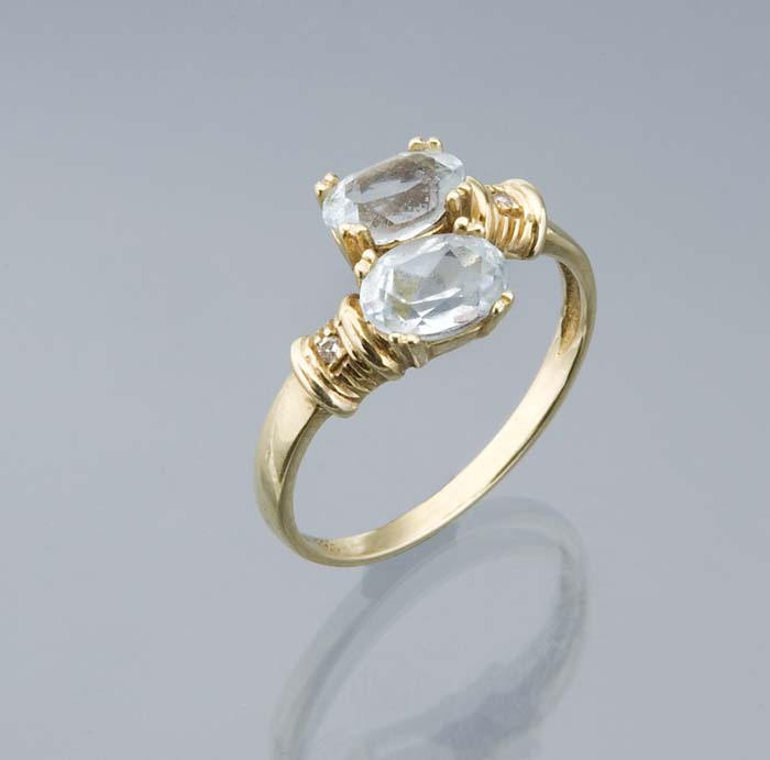 Aquamarin-Ring.