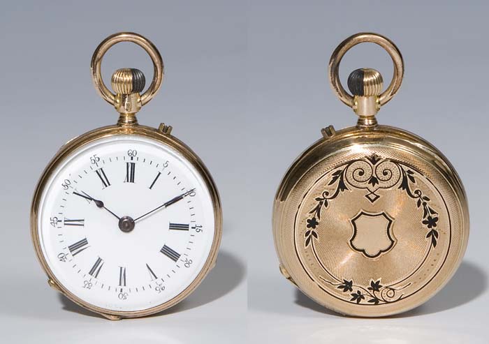 Gold-Taschenuhr.