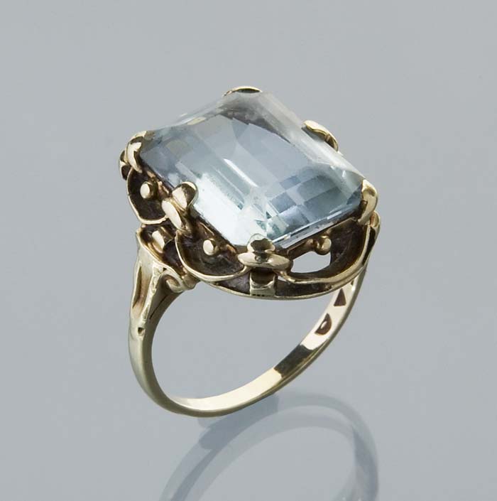 Aquamarin-Ring.