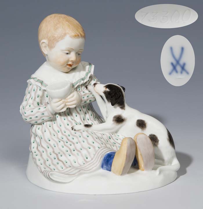 Jugendstil-Kinderfigur.