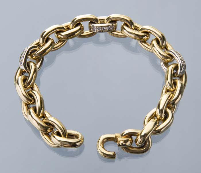 Schweres Gold-Armband.