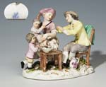 Seltene Barock-Figurengruppe.