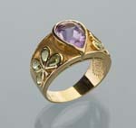 Amethyst-Peridot-Bandring.