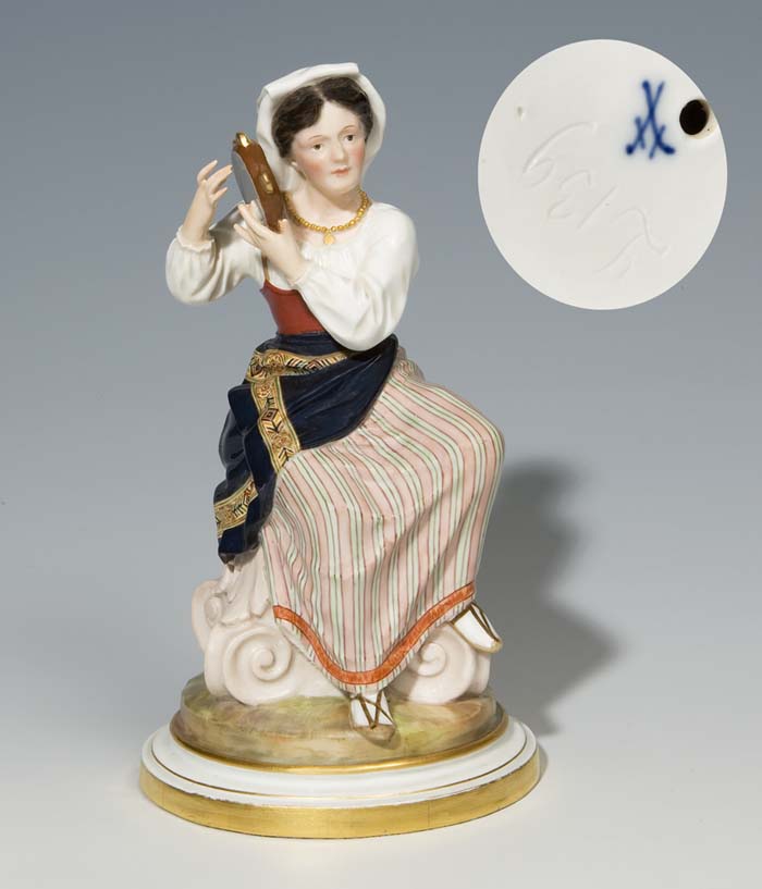 Jugendstil-Figur.