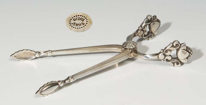 Jugendstil-Zuckerzange.