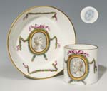 Louis XVI-Tasse, Untertasse.