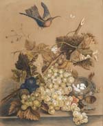 Stillebenmaler Mitte 19.Jahrhundert.