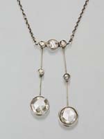 Jugendstil-Diamant-Collier.