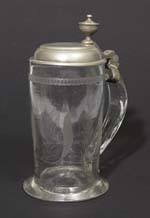 Sächsischer Biedermeier-Humpen.