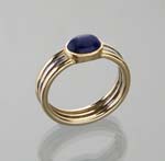 Lapislazuli-Ring.