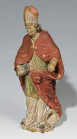 Heilige Cuthbert von Lindisfarne.