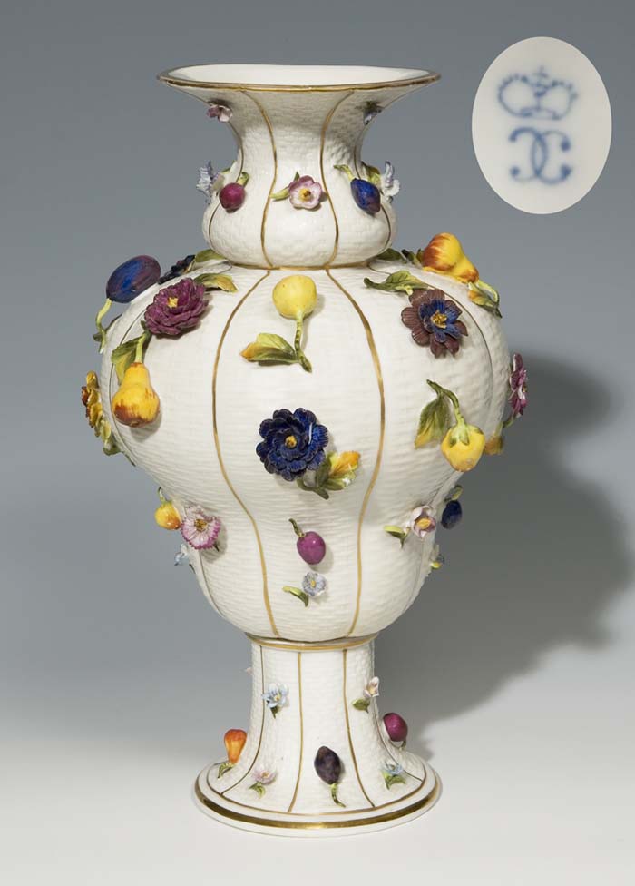 Barock-Blütenvase.