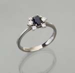 Saphir-Brillant-Ring.