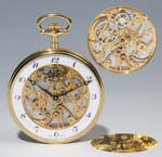 Skelett-Taschenuhr.