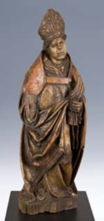 Gotischer Bischof um 1500.