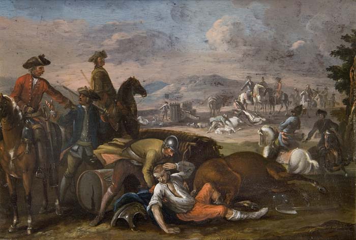 Schlachtenmaler 18.Jahrhundert.
