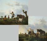 Niederländischer Genremaler um 1800.