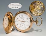 Gold-Savonette mit Chronograph und Repe