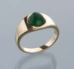 Chrysopras-Ring.