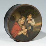 Biedermeier-Lackdose.