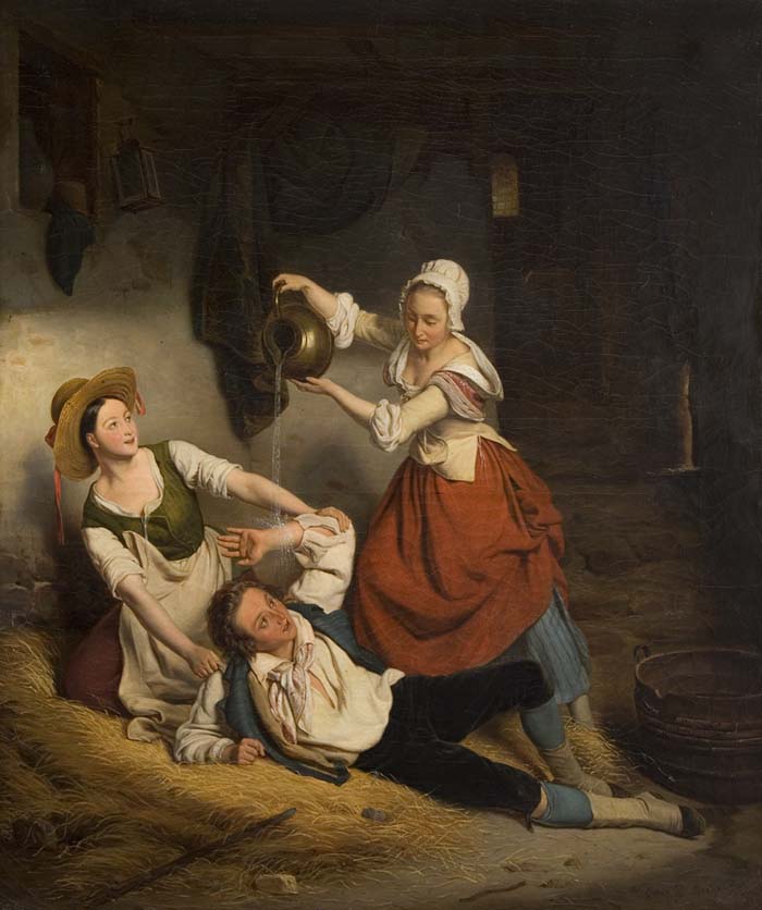 Genremaler erste Hälfte 19.Jahrhundert.