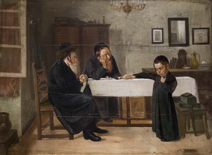 Jüdischer Genremaler Ende 19.Jahrhunder